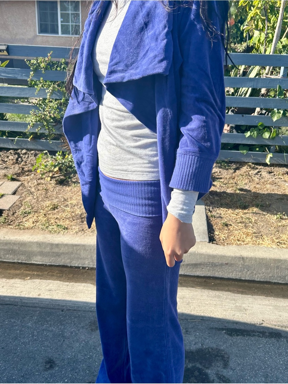 Victoria's Secret Wide-Leg Lounge Pants in Purple